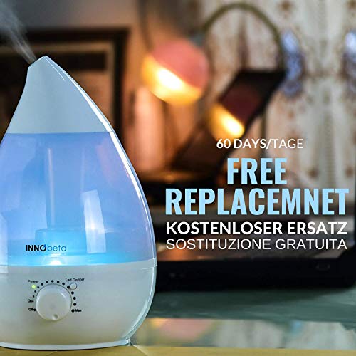 InnoBeta® 2,4 Liter Ultraschall-Luftbefeuchter Cool Mist - 4