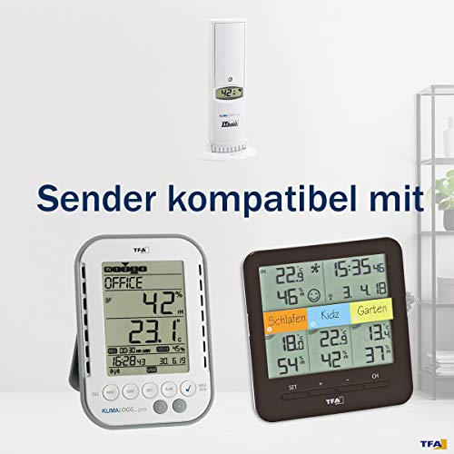 TFA Dostmann Thermo-Hygro-Sender mit Display 30.3180.IT - 3