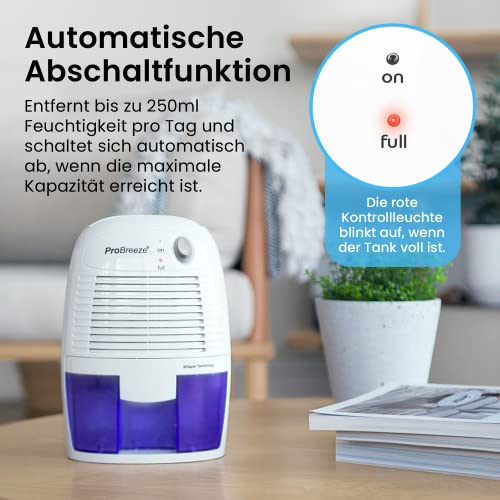 Pro BreezeTM 500ml kompakter und tragbarer Mini Luftentfeuchter - 7