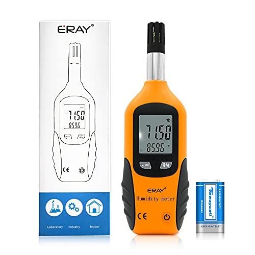 Sunray Psychrometer Thermo-Hygrometer Digital Temperatur und Luftfeuchtigkeit Meter Thermometer Hygrometer mit Taupunkt und Feuchtkugel