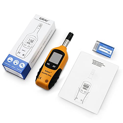 Sunray Psychrometer Thermo-Hygrometer Digital Temperatur und Luftfeuchtigkeit Meter Thermometer Hygrometer mit Taupunkt und Feuchtkugel - 7