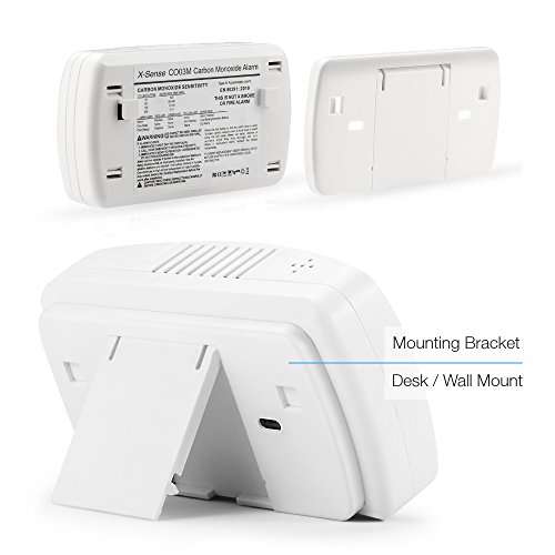 X-Sense Kohlenmonoxidmelder CO Melder Carbon Monoxide CO Detector mit Digitaler Anzeige, Batteriebetrieben, CO03M - 3