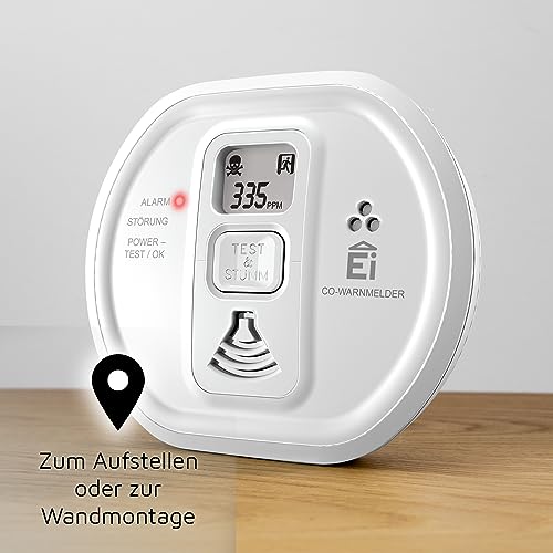 Ei Electronics Ei208D 10-Jahres-Kohlenmonoxidwarnmelder, 1 Stück - 4