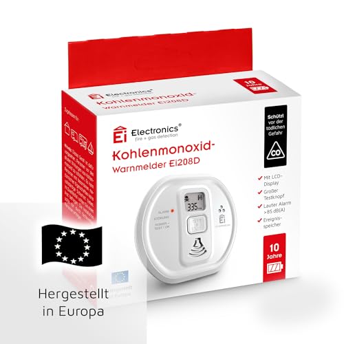 Ei Electronics Ei208D 10-Jahres-Kohlenmonoxidwarnmelder, 1 Stück - 7
