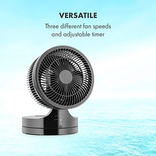 Klarstein • Touchstream • Ventilator • Tischventilator • Mini Ventilator – mit Fernbedienung schwarz - 5