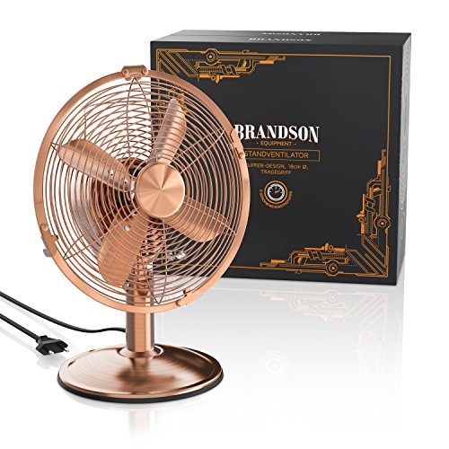 Brandson – Retro Tischventilator im Kupfer Design - 5