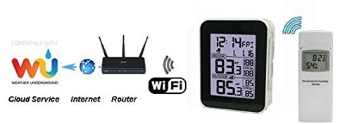Funk Thermometer Froggit WH2626 – WiFi Internet Thermometer (Temperatur, Luftfeuchtigkeit) - 2