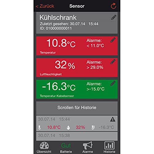 TECHNOLINE Wetterstation Haus-Überwachungs-System „Mobile – Alerts“ - 5