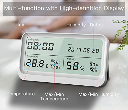 Hygrometer, Digitales Thermo-Hygrometer, AngLink