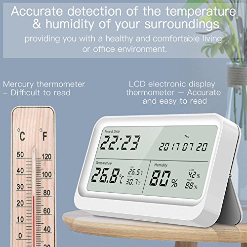 Digitales Thermo-Hygrometer AngLink Thermometer Hygrometer - 5