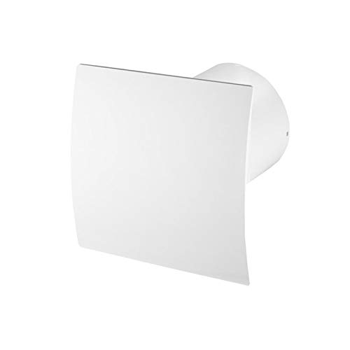 Design Badlüfter Ø 100 mm mit Rückstauklappe Wand Ventilator Deckenlüfter Lüfter