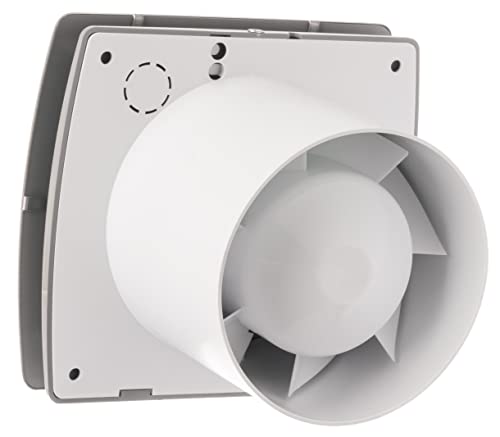Bad-Lüfter mit Feuchtesensor und Timer , Ventilator, Leise 100 mm, INOX , T100HTI , Europlast - 5