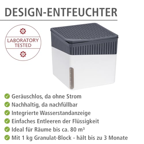 Wenko 50220100 Design Raumentfeuchter Cube 1000 g Luftentfeuchter - 3