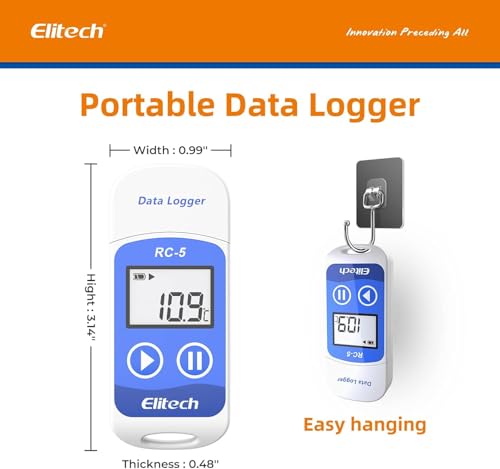Datenlogger – Elitech 32000 Punkt USB Temperatur-Datenlogger Recorder Interner Sensor - 3