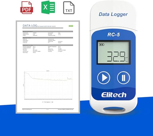 Datenlogger – Elitech 32000 Punkt USB Temperatur-Datenlogger Recorder Interner Sensor - 7