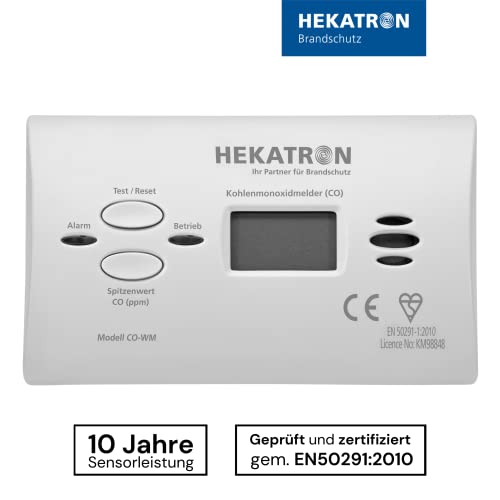 Hekatron 31-6300001-01-XX CO Melder mit Batterie & Co Sensor - 2