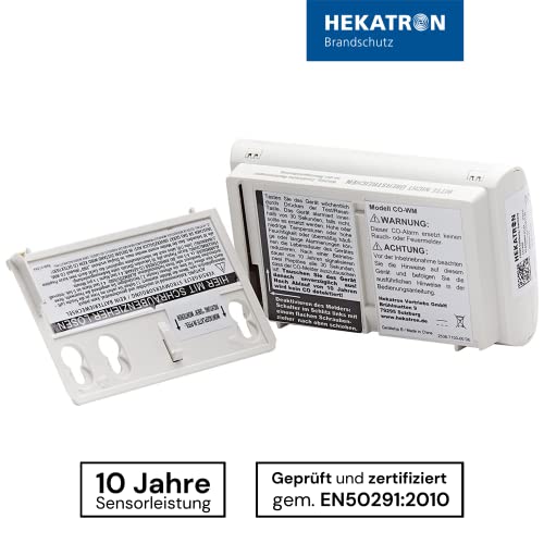 Hekatron 31-6300001-01-XX CO Melder mit Batterie & Co Sensor - 4
