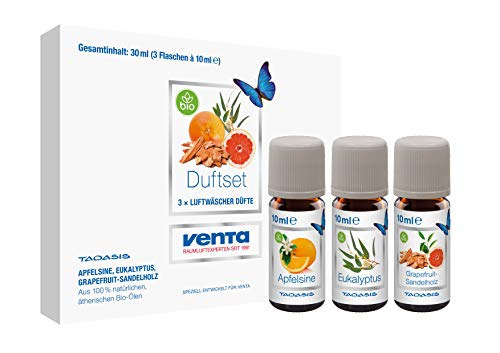 Venta Bio-Duftset Exklusiv N°1 – Apfelsine, Eukalyptus, Grapefruit-Sandelholz