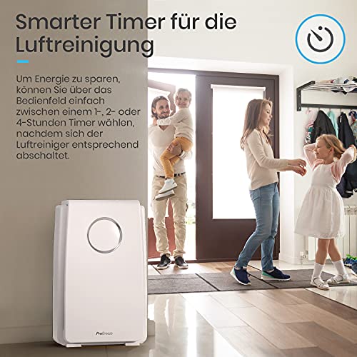 Luftreiniger von Pro Breeze mit True HEPA-Kombifilter 5-in-1 System - 5