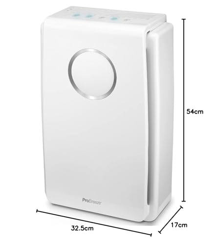 Luftreiniger von Pro Breeze mit True HEPA-Kombifilter 5-in-1 System - 9