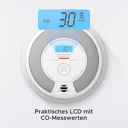 X-Sense Rauch- CO Melder 10 Jahrer Rauch- und Kohlenmonoxid-Melder - 3